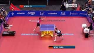 【Video】BOLL Timo VS ChenQi, tứ kết 2011 Giải vô địch quần vợt thế giới