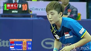 【Video】LIU Shiwen VS Feng Tianwei, chung kết 2015 Asian Cup
