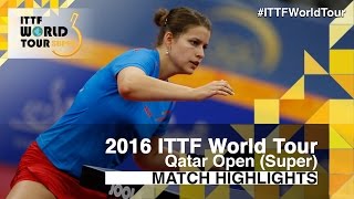 【Video】LIU Shiwen VS SOLJA Petrissa, tứ kết 2016 Qatar mở rộng 