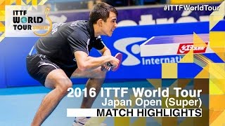 【Video】YUTO Kizukuri VS CALDERANO Hugo, vòng 64 2016 Laox Japan Open 
