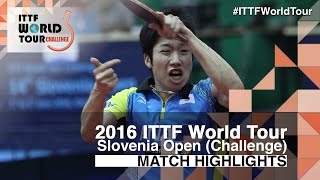 【Video】JUN Mizutani VS YUTO Muramatsu, tứ kết 2016 Slovenia Open 