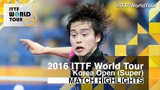 【Video】MASATAKA Morizono VS BROSSIER Benjamin, vòng 32 2016 Hàn Quốc mở rộng 