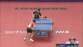 【Video】Wang Liqin VS ChenQi, tứ kết HIS Giải vô địch quần vợt thế giới 2009