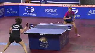 【Video】YANG Haeun VS BILENKO Tetyana, tứ kết GAC Nhóm 2015  Qatar Open 