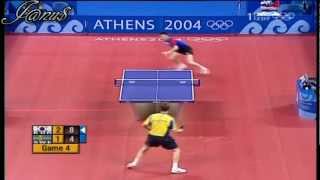 【Video】WALDNER Jan-Ove VS RYU Seungmin, bán kết Olympic Games 2004