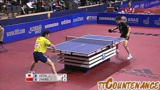 【Video】ZHANG Jike VS JIN Ueda, tứ kết 2010 Đức mở rộng - Pro Tour ITTF