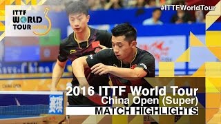 【Video】FAN Zhendong・XU Xin VS MA Long・ZHANG Jike, chung kết 2016 SheSays Trung Quốc mở rộng 