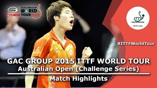 【Video】YUYA Oshima VS JANG Woojin, chung kết GAC Nhóm 2015  Australia Open 
