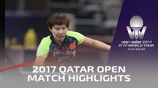 【Video】SHAN Xiaona VS Zhu Yuling, vòng 16 2017 Seamaster 2017 Platinum, Qatar Open