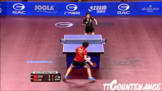 【Video】Zhu Yuling VS LIU Shiwen, bán kết 2016 Qatar mở rộng 