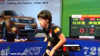 【Video】LI Xiaoxia VS LIU Shiwen, bán kết 2014  Trung Quốc mở rộng 