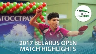 【Video】SAMSONOV Vladimir VS SUN Chia-Hung, bán kết 2017 ITTF Challenge, Belgosstrakh Belarus Mở